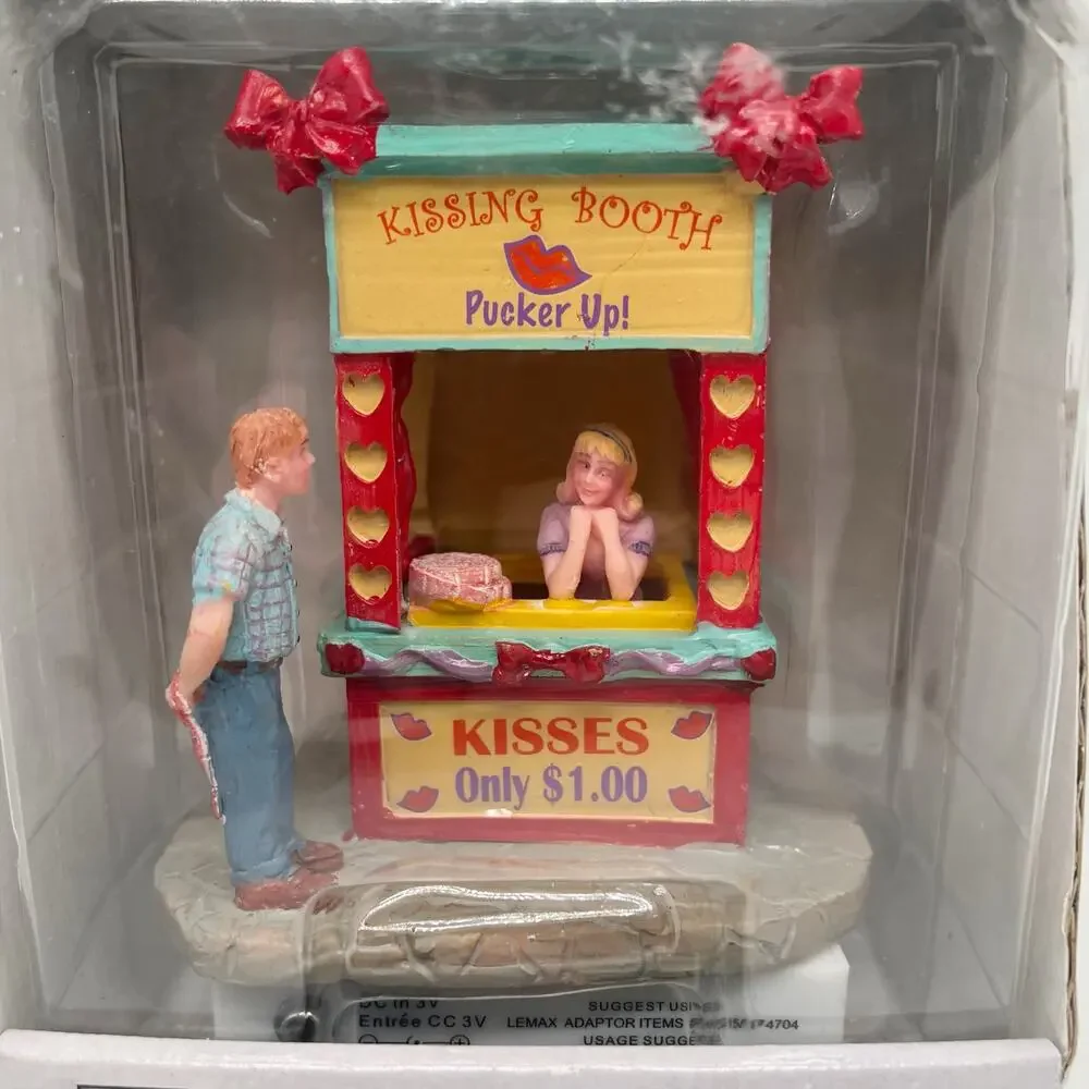 New in Box Carole Towne Collection Light Up Kissing Booth Carnival Booth